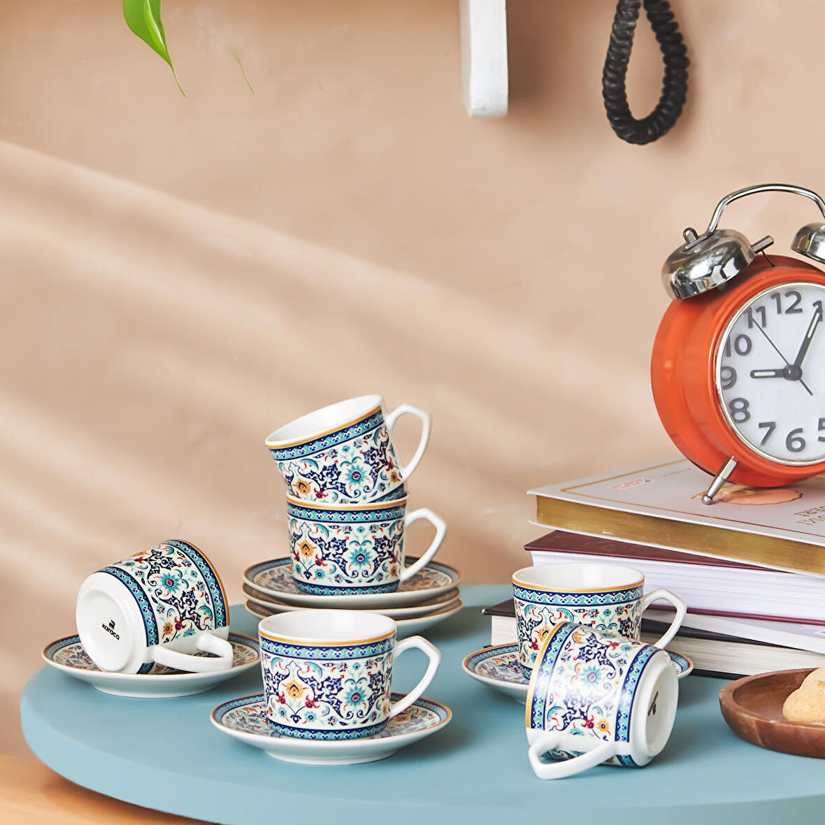Karaca Beylerbeyi 6 Kişilik Kahve Fincan Takımı 80 Ml