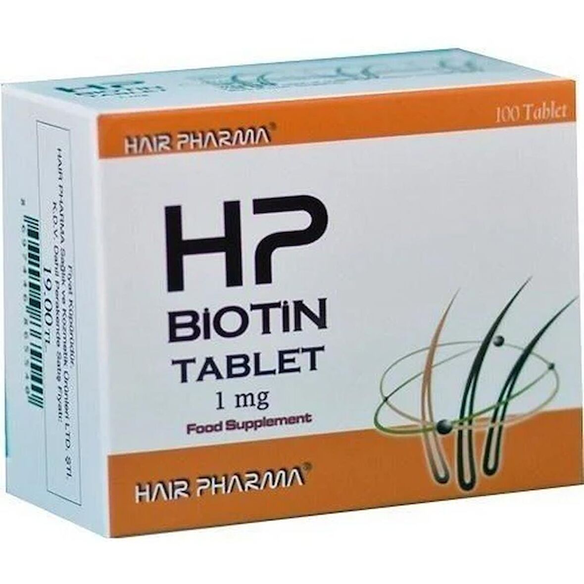 Hp Biotin 1 mg 100 Tablet