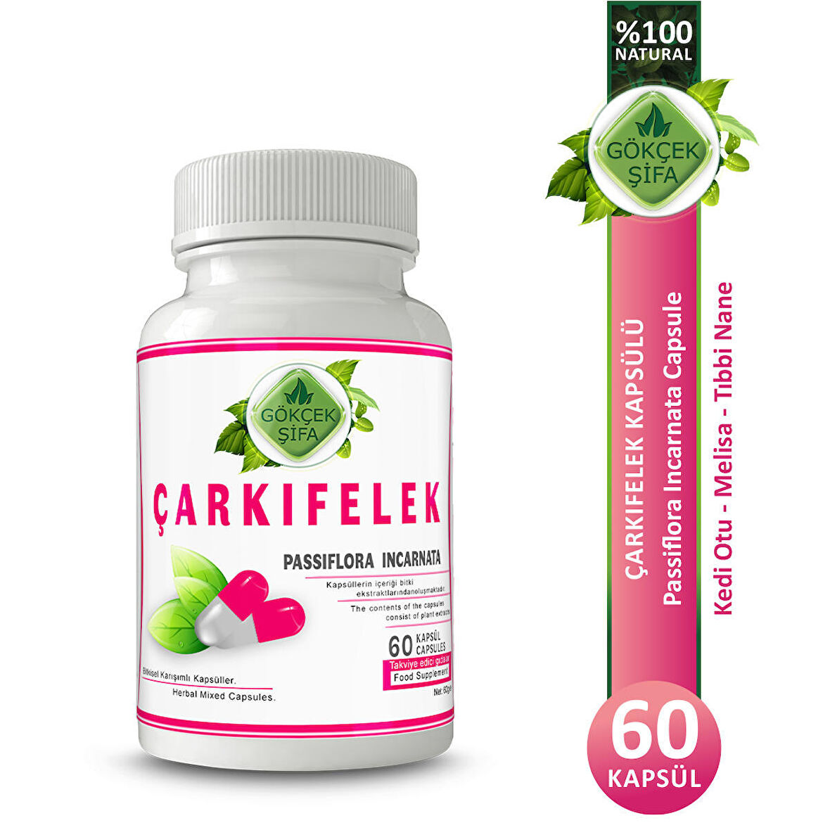 Çarkıfelek Kapsül (PASSİFLORA INCARNATA CAPSULE)