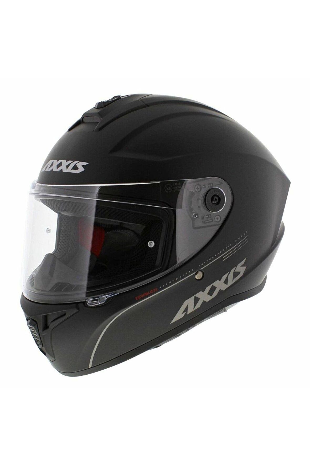 AXXIS DRAKEN S SOLID V.2 MATT BLACK (BİR BEDEN BÜYÜK SİPARİŞ VERİNİZ)