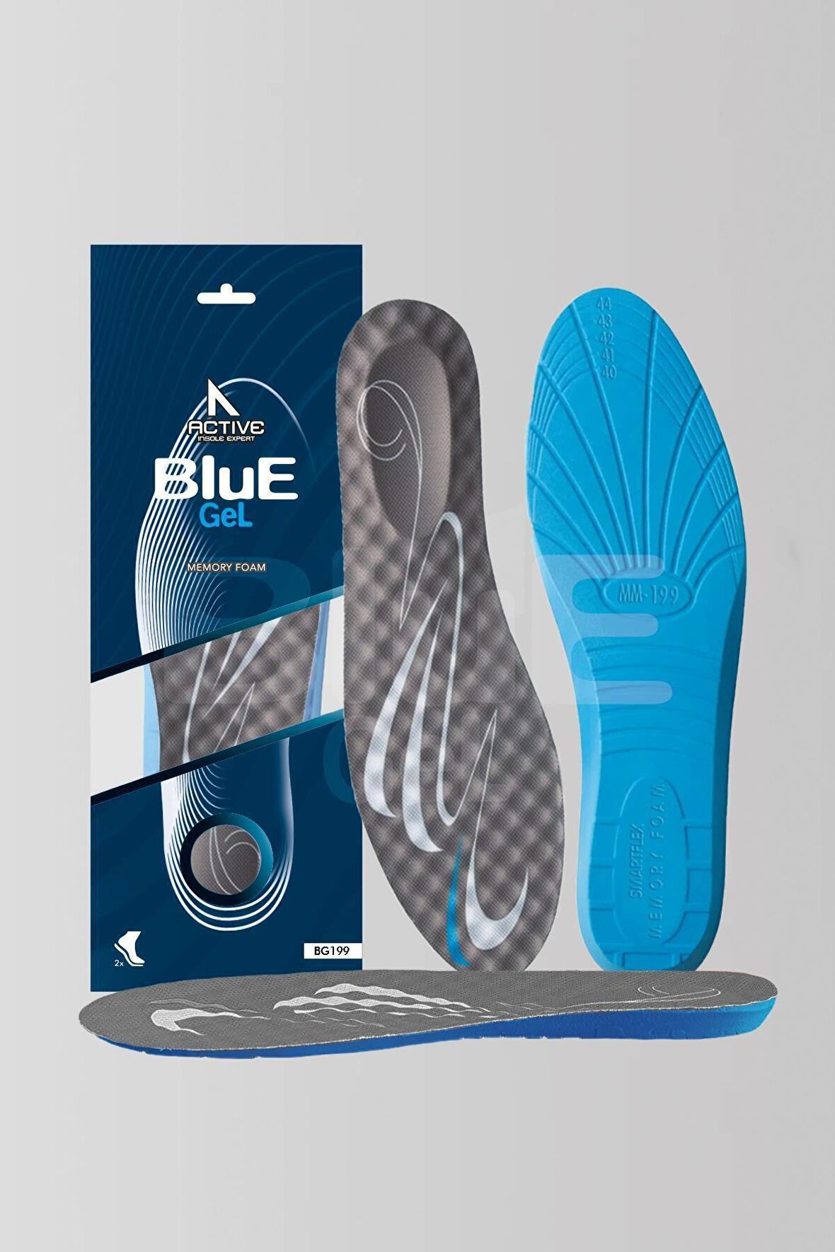 BG199 | Yumuşak Memory Foam, Şok Emici, Hafızalı, Ortopedik Spor Ayakkabılar Için Iç Tabanlık