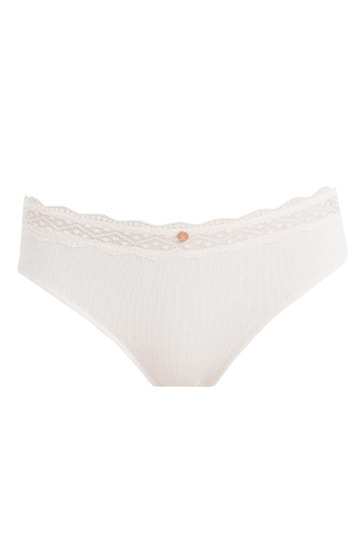 DeFacto Pamuklu Basic Düz Slip Külot-Fall in Love D1414AX24AUER238