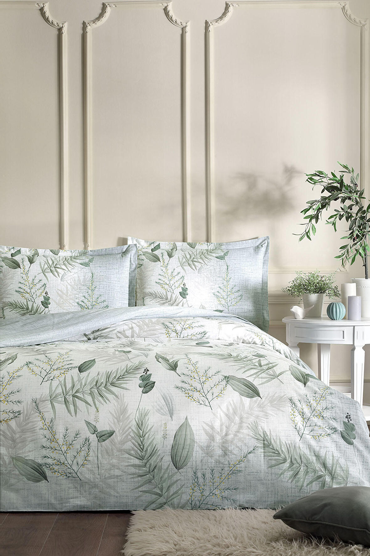 ÖZDİLEK NEV.TK RF CK YESIL NATURLIG FITTED CARSAFLI