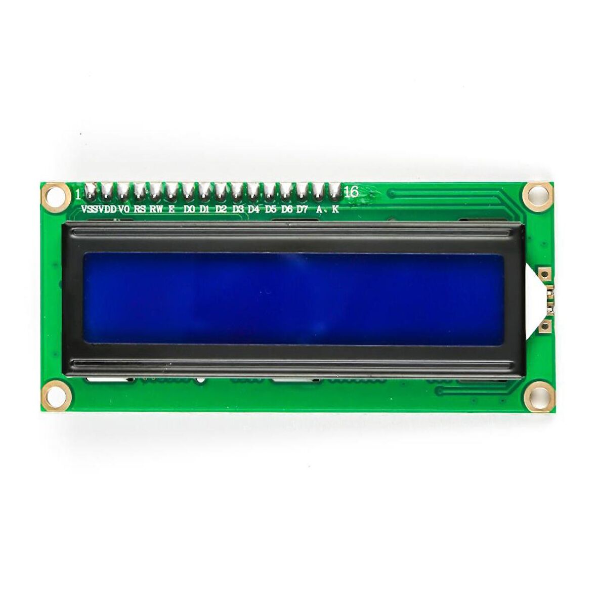 LCD1602 (IIC/I2C Haberleşmeli ve Mavi Arka Işıklı)