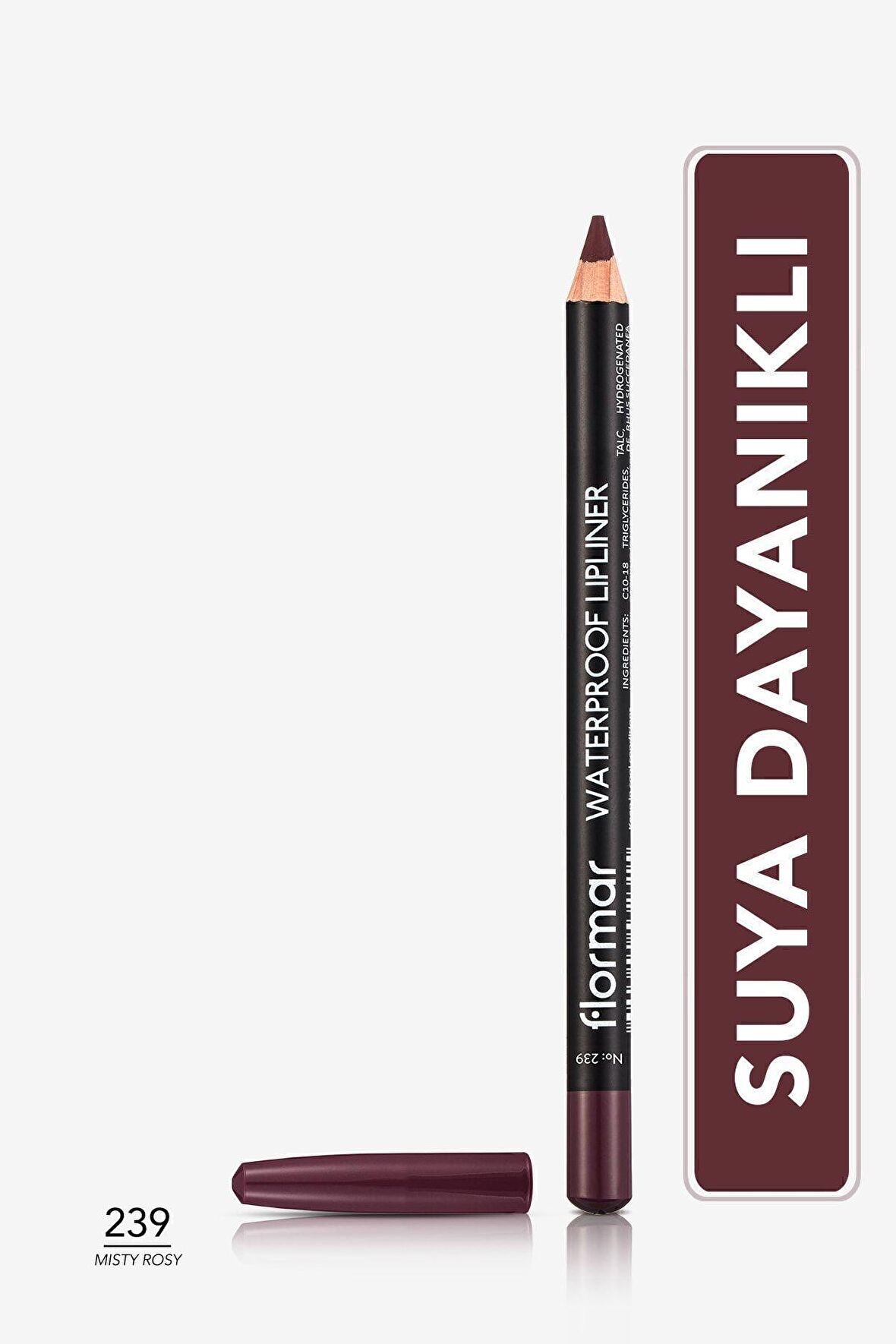 Flormar Dudak Kalemi Waterproof Lipliner 239 Misty Rosy 47000037-239
