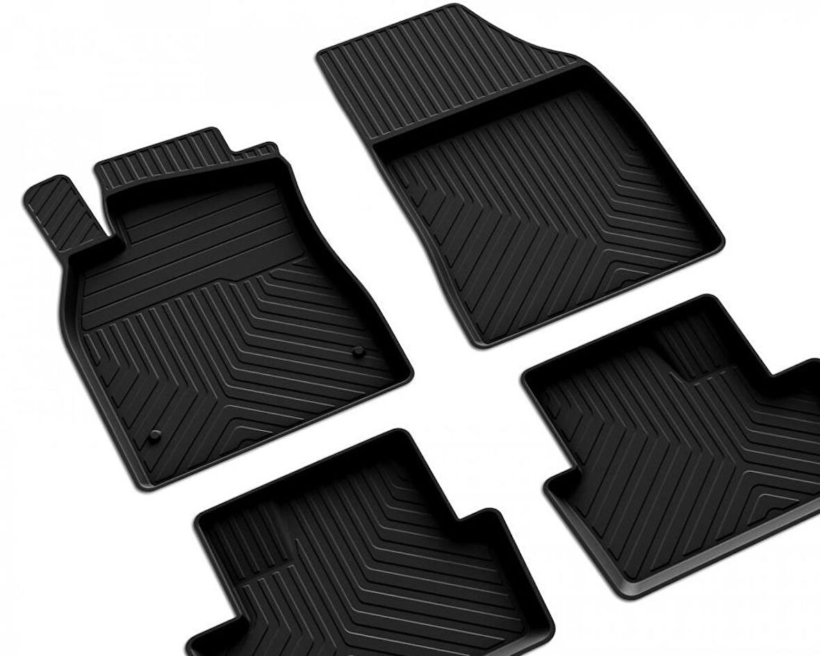 Renault Laguna 3 Ferrous 4D Havuzlu Kauçuk Paspas 2007 2015