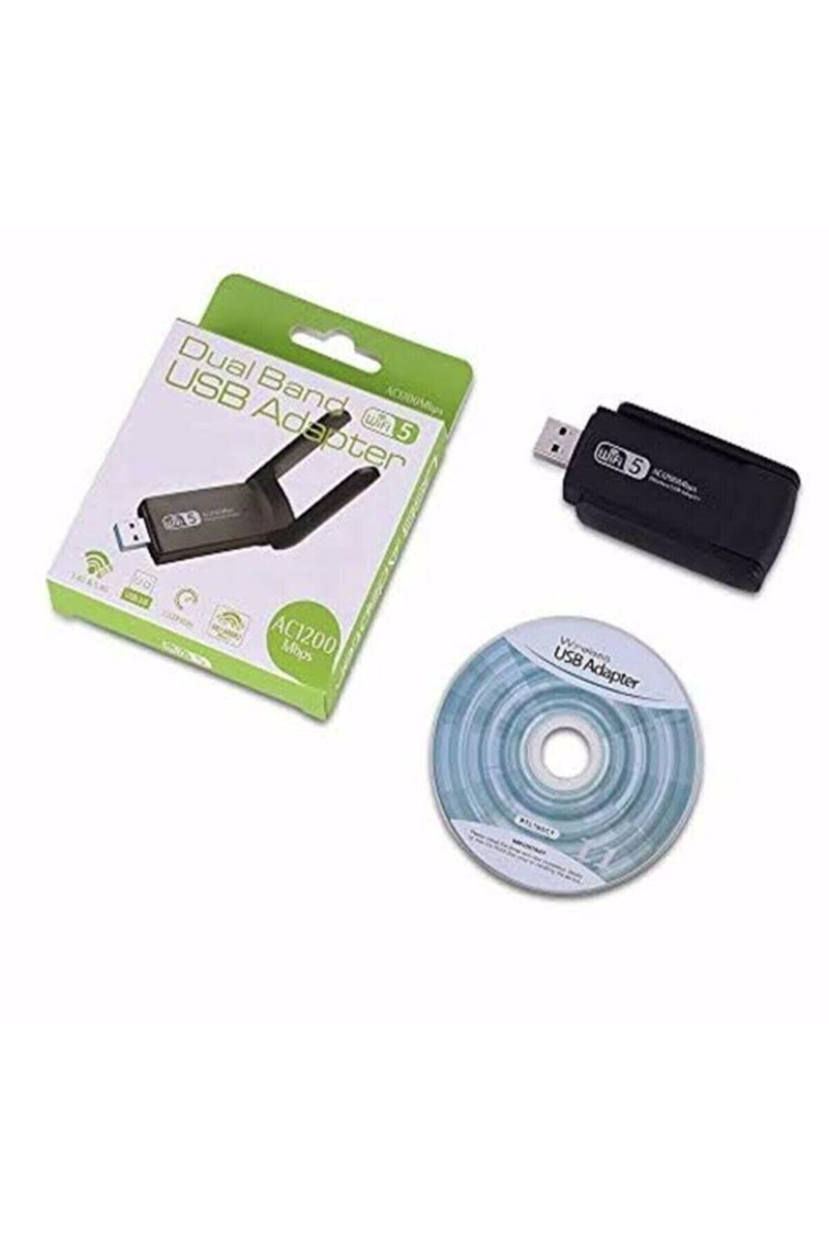 UNİDEN Dual Band Usb 3 0 Adaptör Kablosuz Wifi Alıcı Ac1200 Mbps