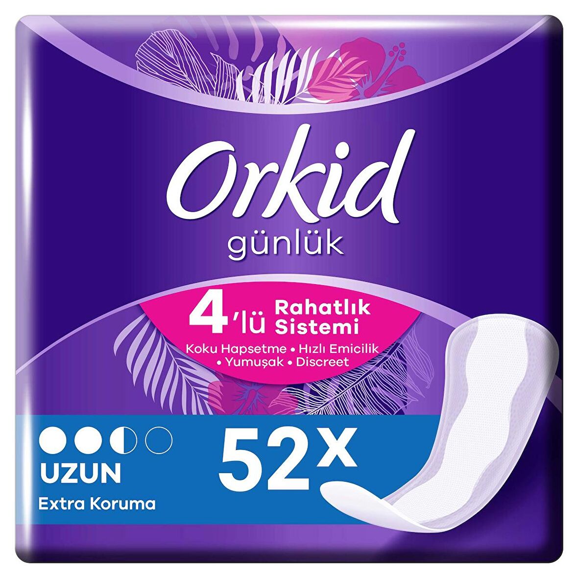 Orkid Extra 52'li Günlük Ped