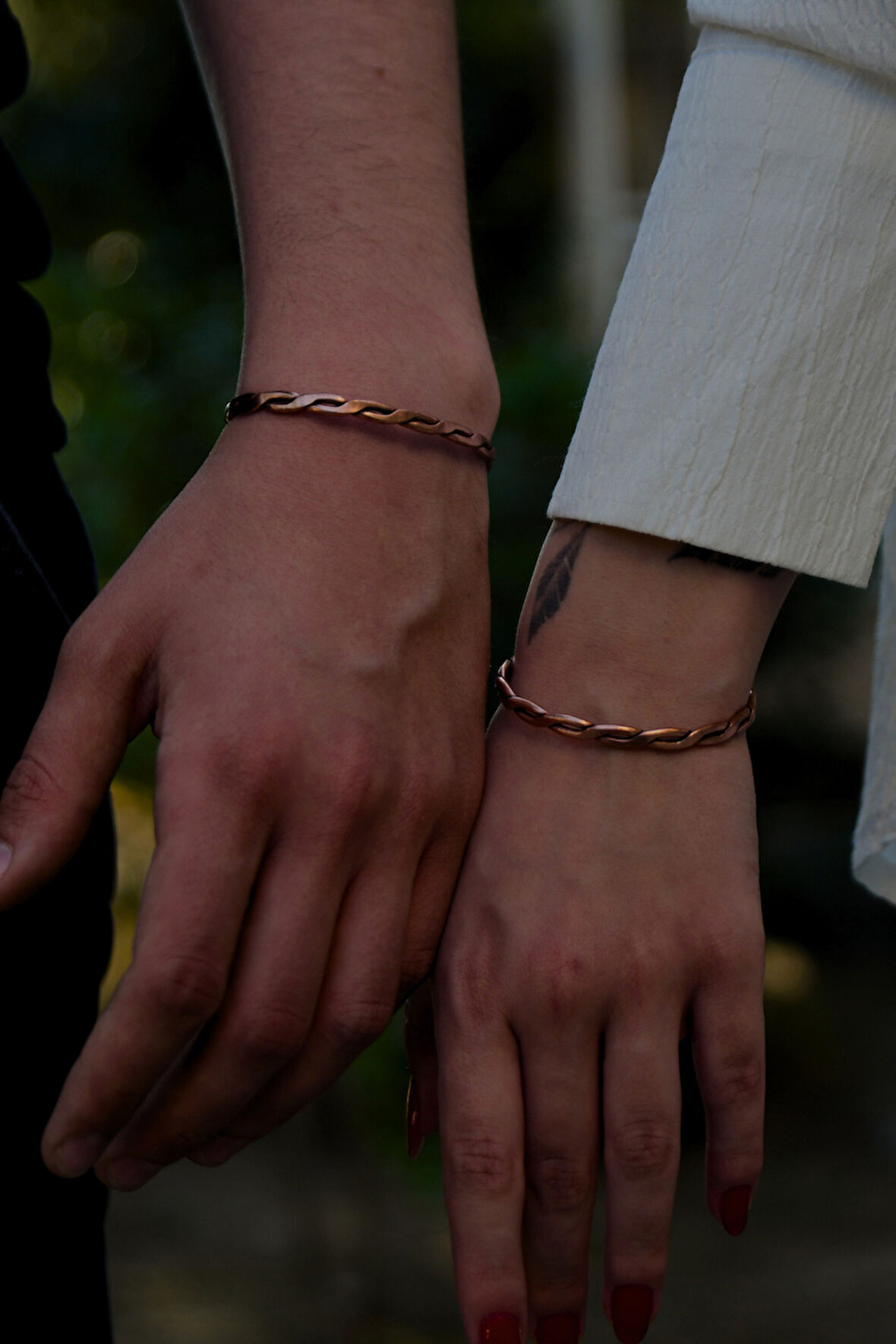 Burgu Desen Bakır Bileklik