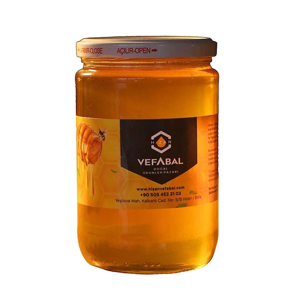 Hizan Süzme Bal - 850 Gr