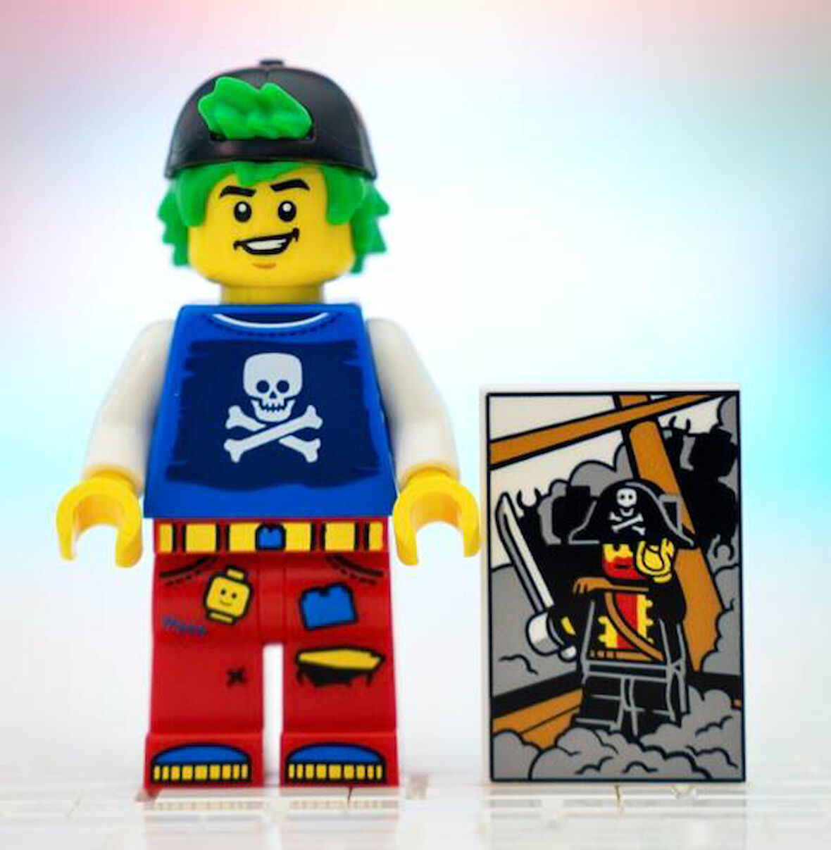 Orjinal Lego Minifigür Pirates Fan Boy