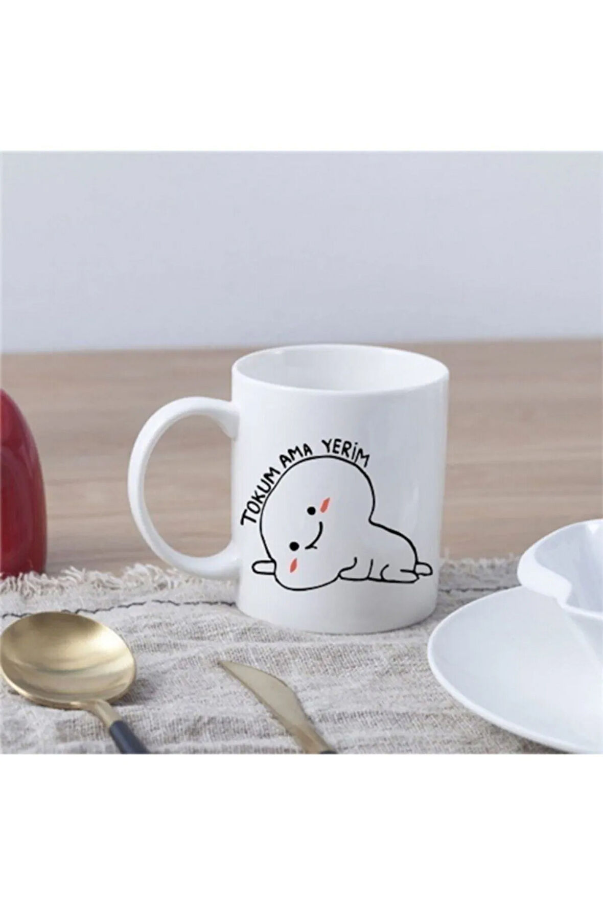 Tokum Ama Yerim Yazılı Kupa Bardak