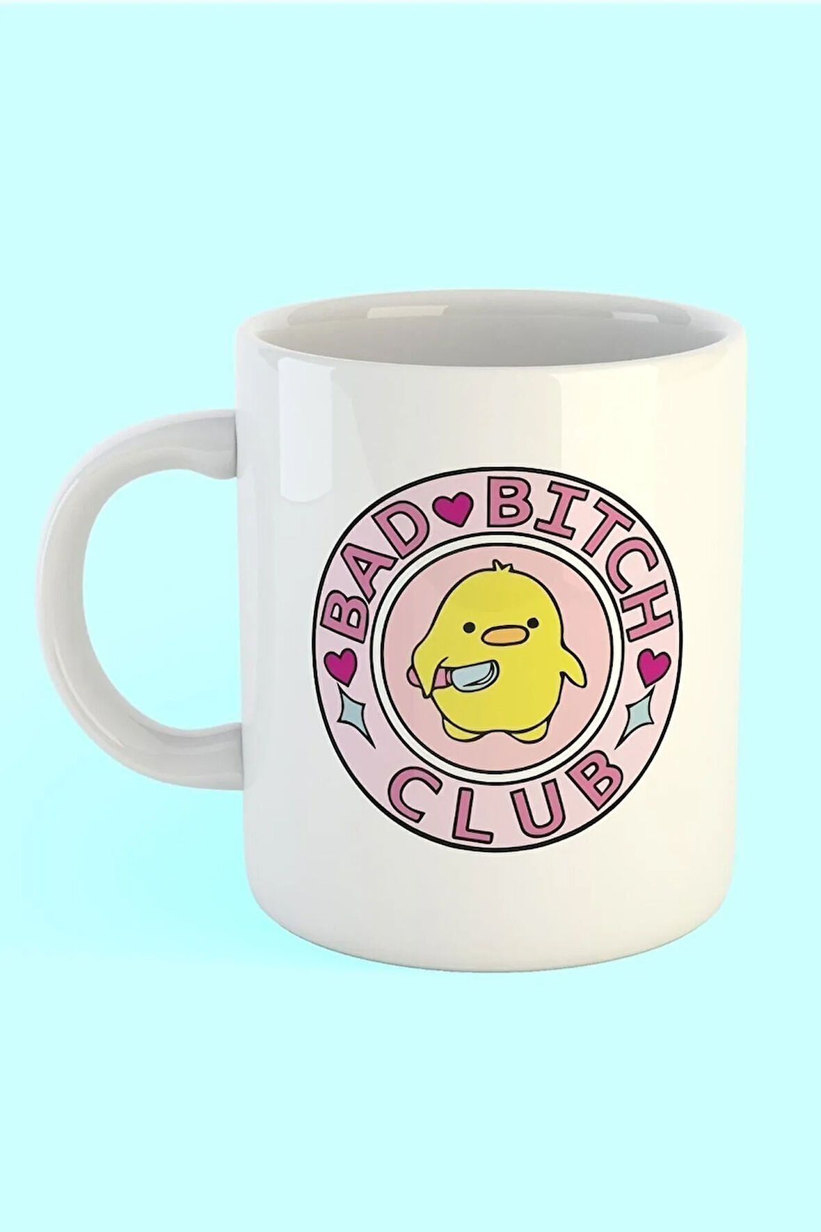 Bad Bitch Club Baskılı Kahve Kupası