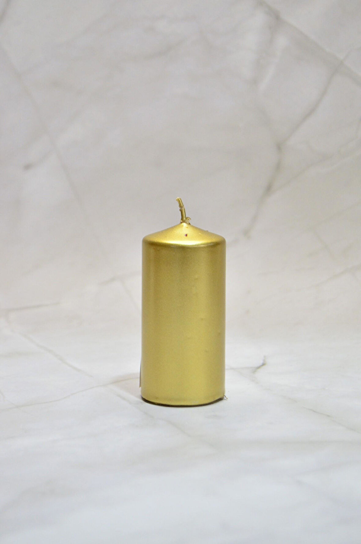 Bar Mumu Baton Mum Tekli 38 mm Çap 80 mm Uzunluk Varaklı Boya Kokusuz Silindir Mum – Parafin Wax