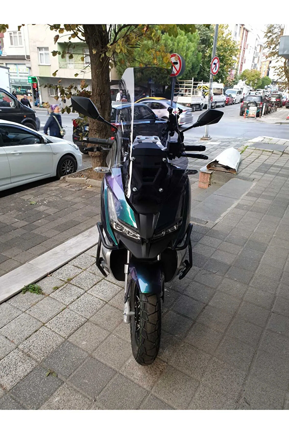 Barossa ADV 125 Siperlik Ön Cam 2024 Model 75cm Açık füme Renkli 4mm UZUN CAM