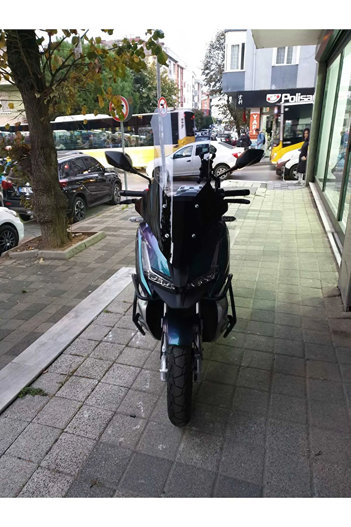 Barossa ADV 125 Siperlik Ön Cam 2024 Model 78cm Açıkfüme Renkli 4mm UZUN CAM