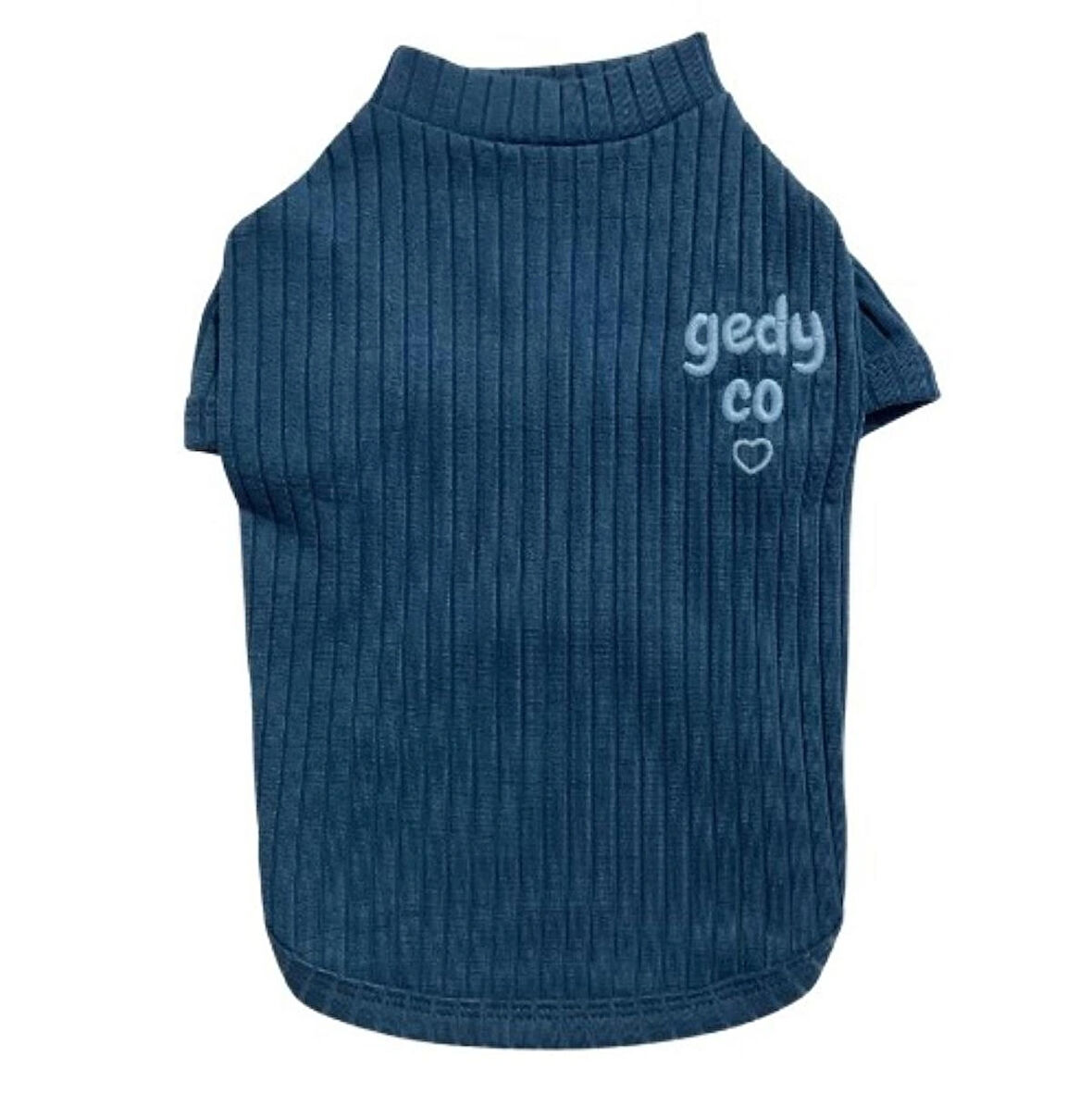 Gedyco Indigo Basic Küçük-Orta Irk Köpek T-shirtü