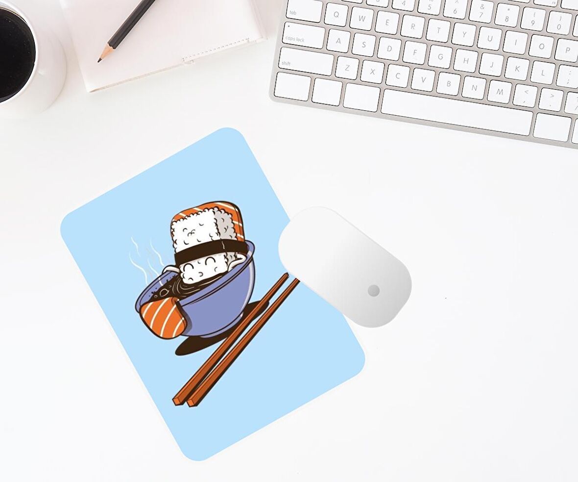 Suşi Baskılı Mouse Pad