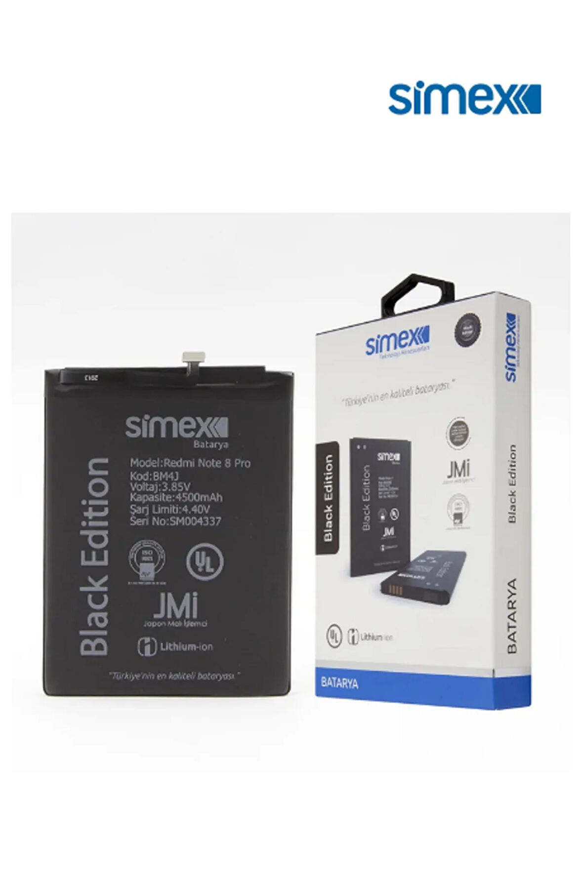 Simex Redmi Note8 Pro Batarya