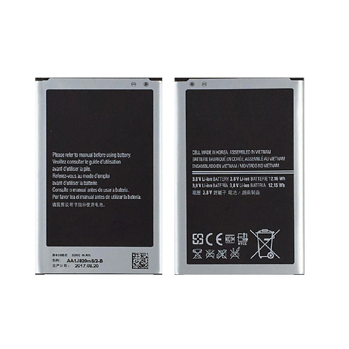  Samsung Galaxy Note 3 Neo N7500F ile Uyumlu İthal Pil