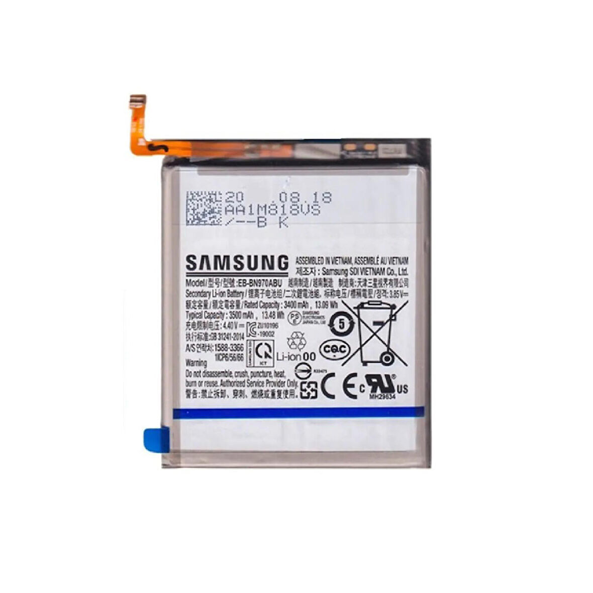  Samsung Galaxy Note 10 Plus N975F ile Uyumlu İthal Pil