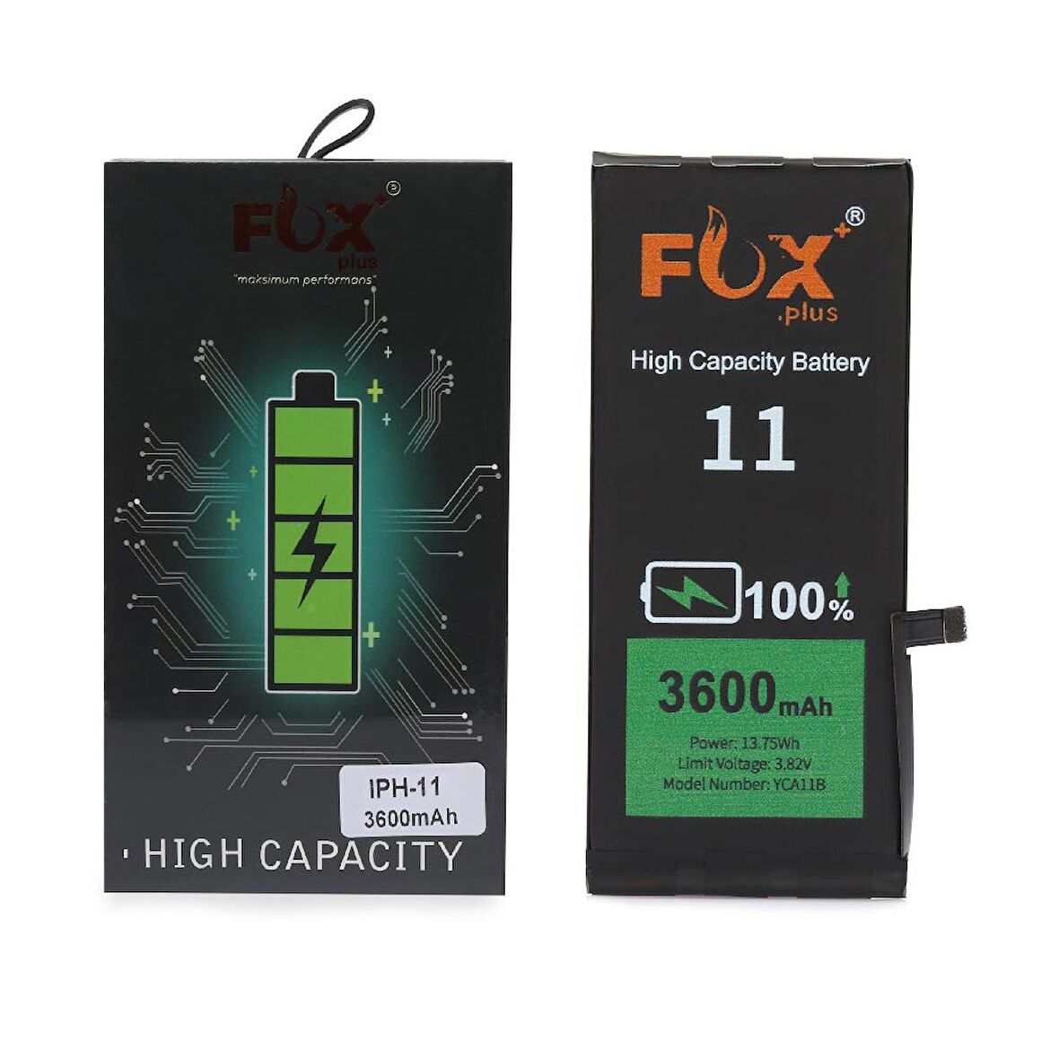  Apple iPhone 11 Pro ile Uyumlu Güçlendirilmiş Pil