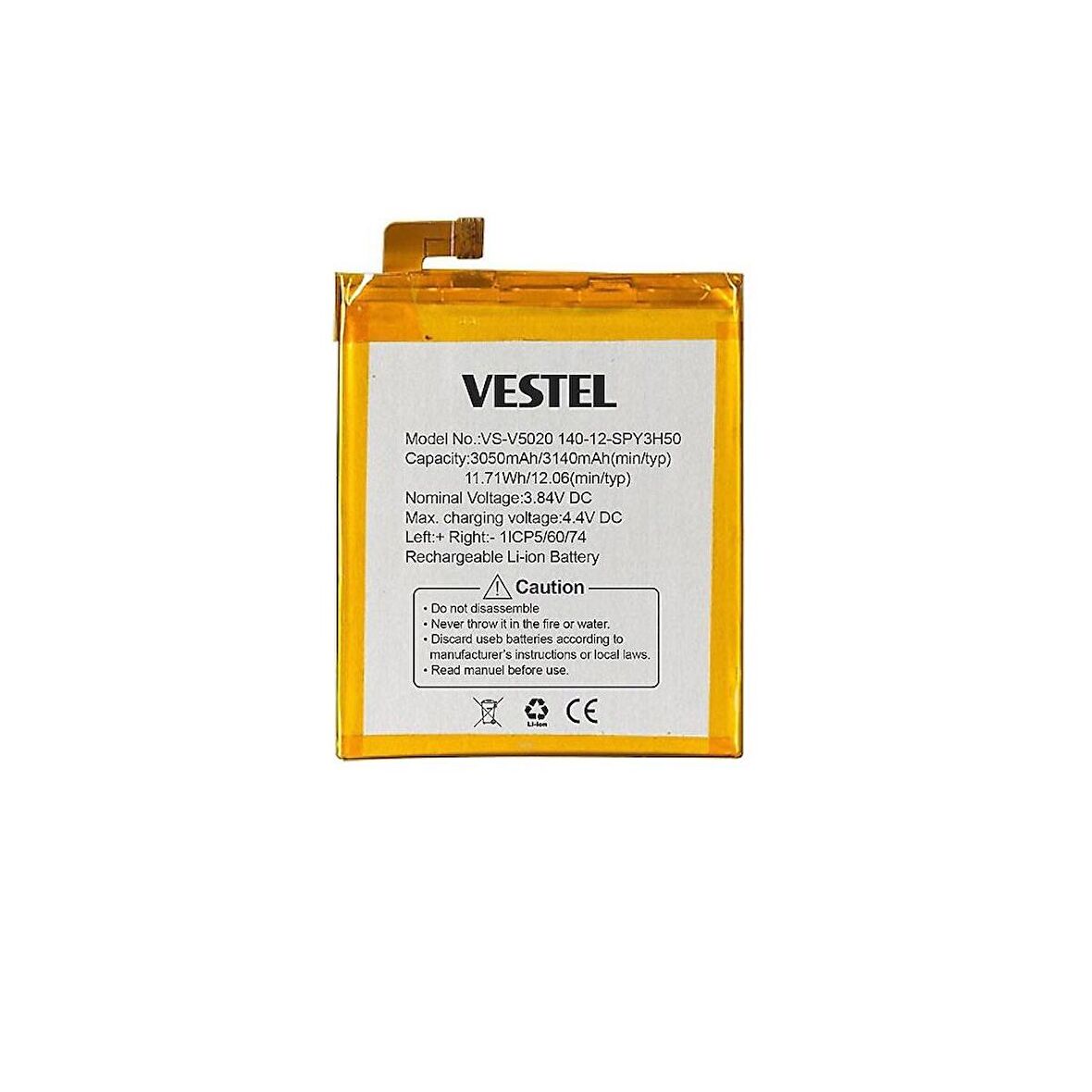  Vestel Venüs V5040 ile Uyumlu İthal Pil