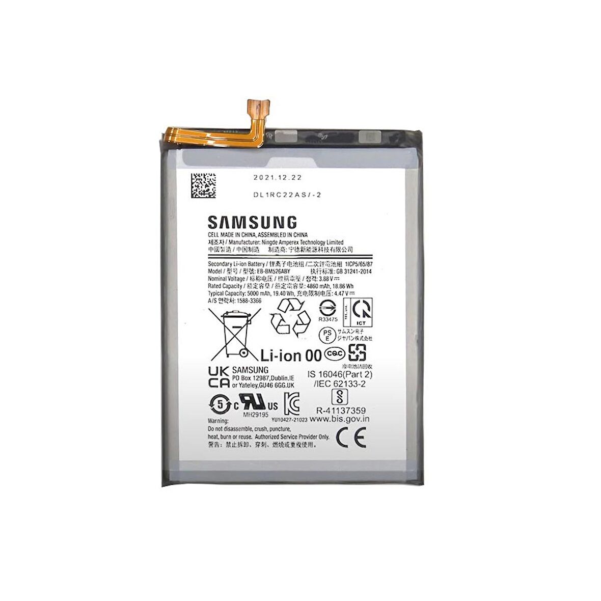  Samsung Galaxy A40 A405F ile Uyumlu İthal Pil