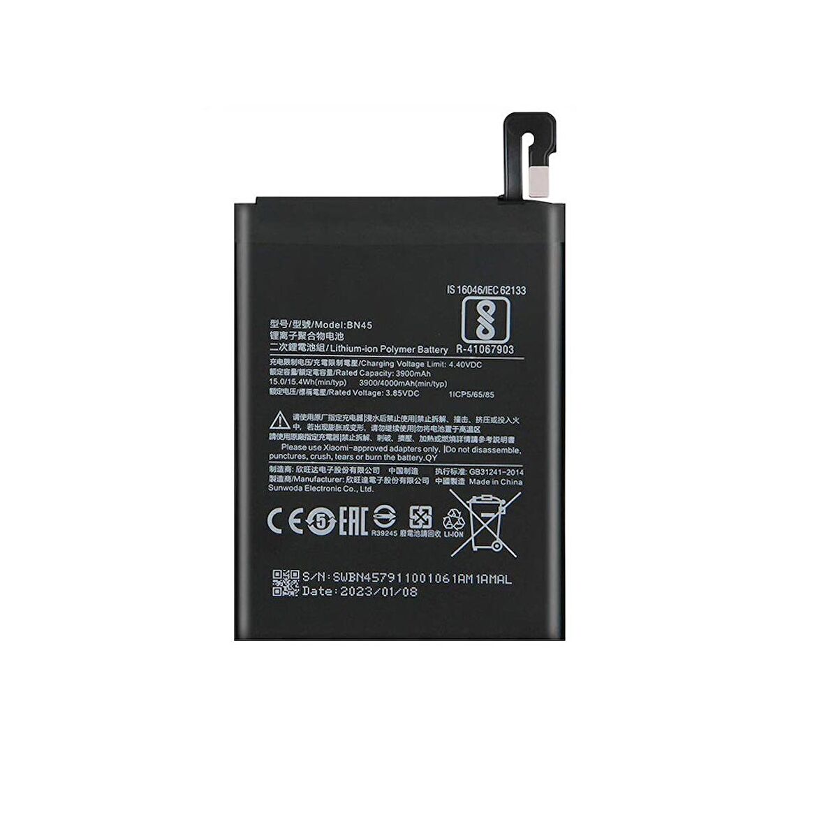  Xiaomi Redmi Note 5A BN31 ile Uyumlu İthal Pil