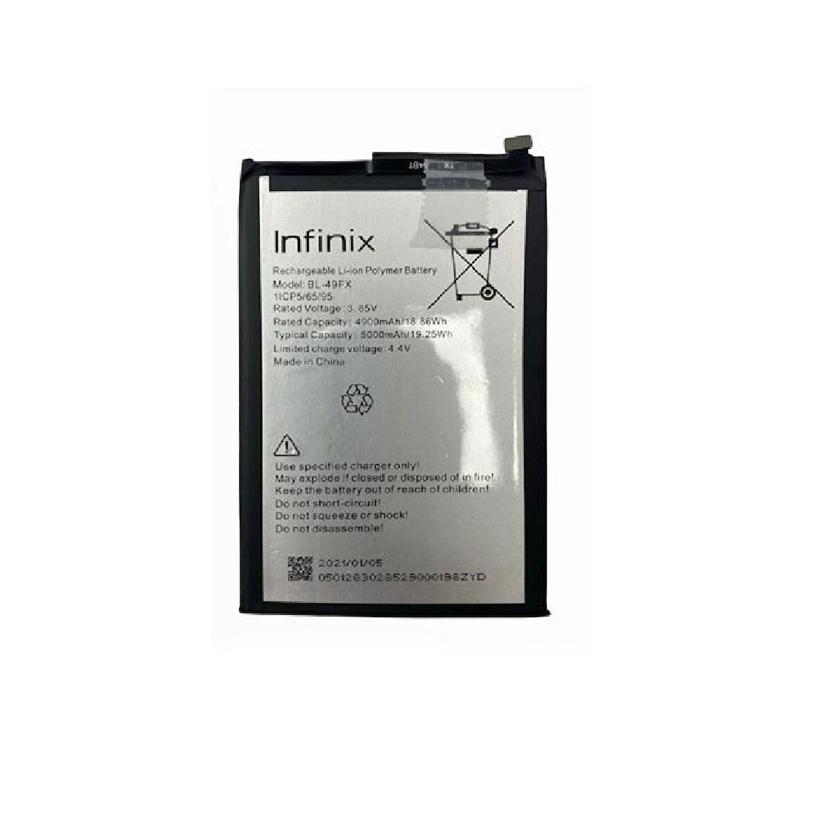  Infinix Hot 8 4G ile Uyumlu İthal Pil BL49FX