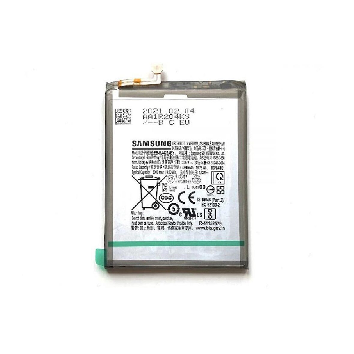  Samsung Galaxy A73 A736F ile Uyumlu İthal Pil