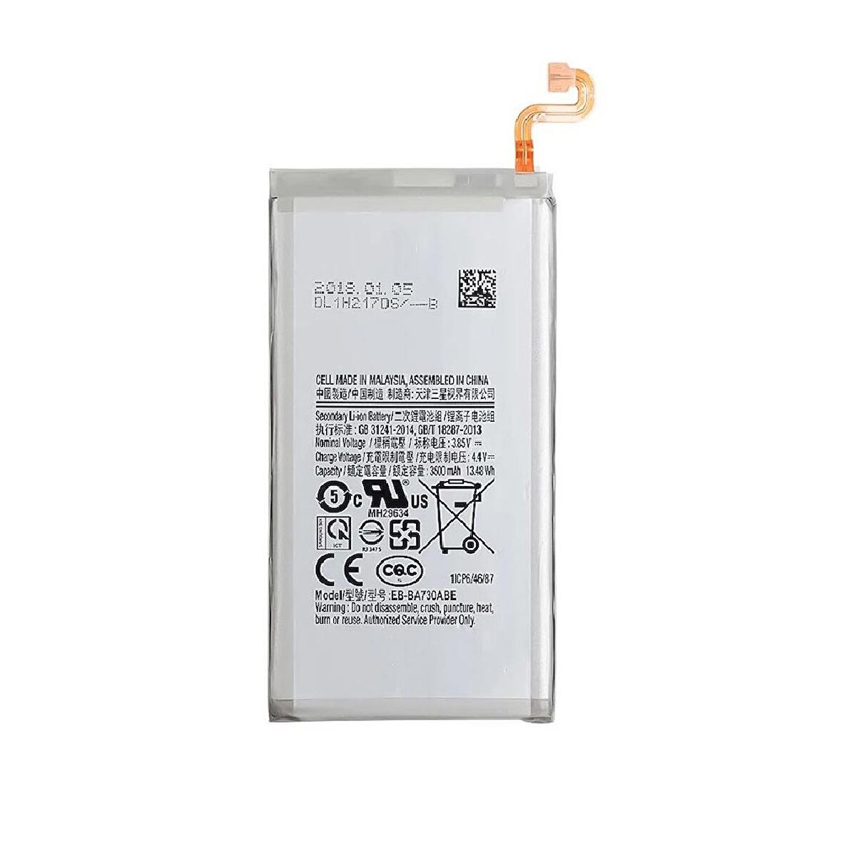  Samsung Galaxy A7 2018 A750F ile Uyumlu İthal Pil