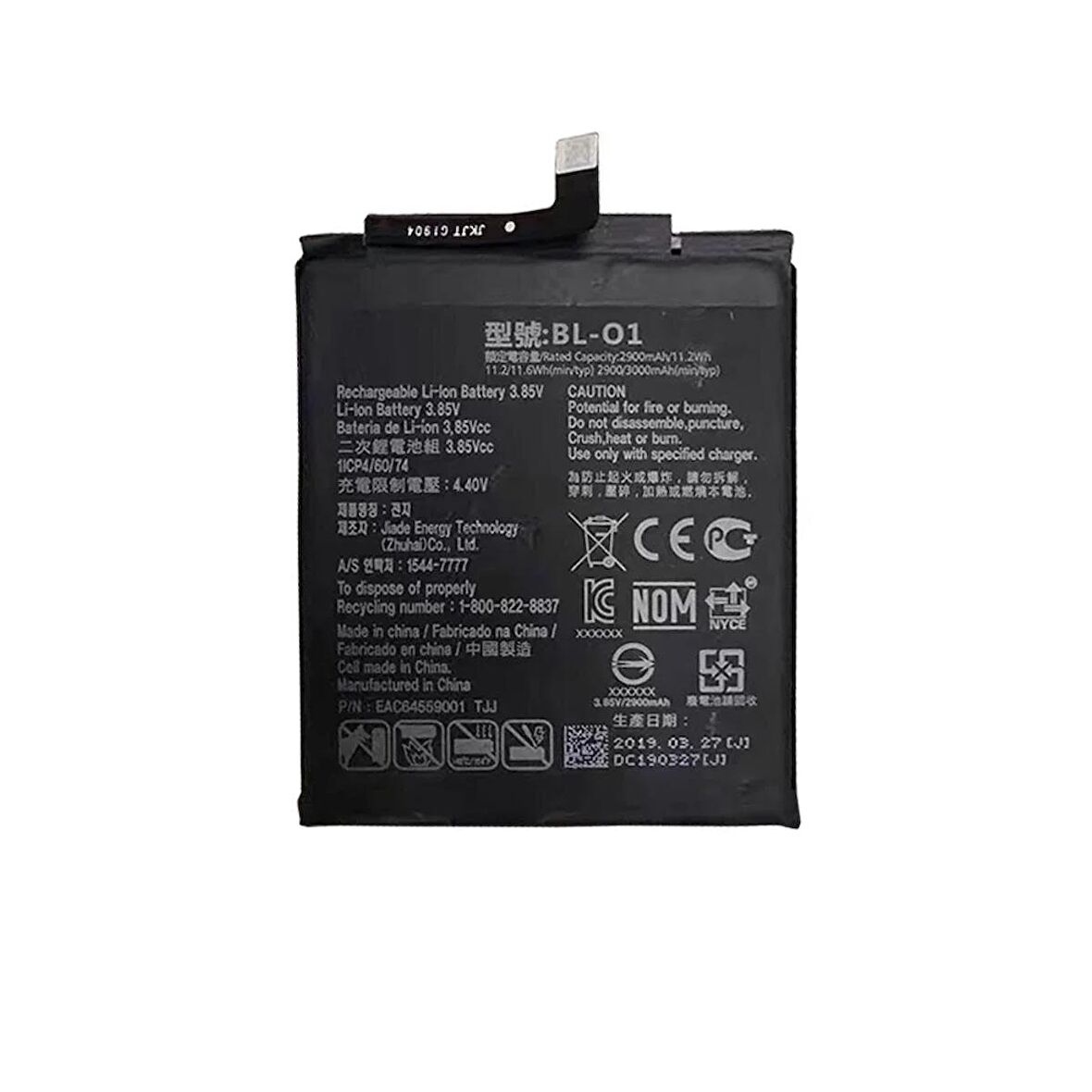  LG K40 ile Uyumlu İthal Pil BL