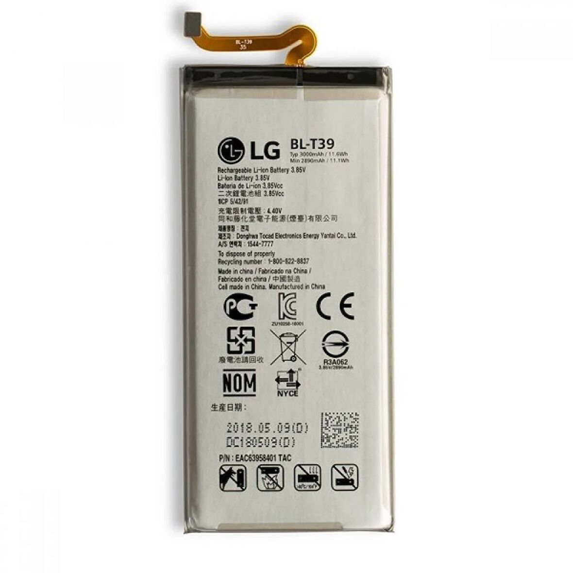  LG K50 ile Uyumlu İthal Pil BL
