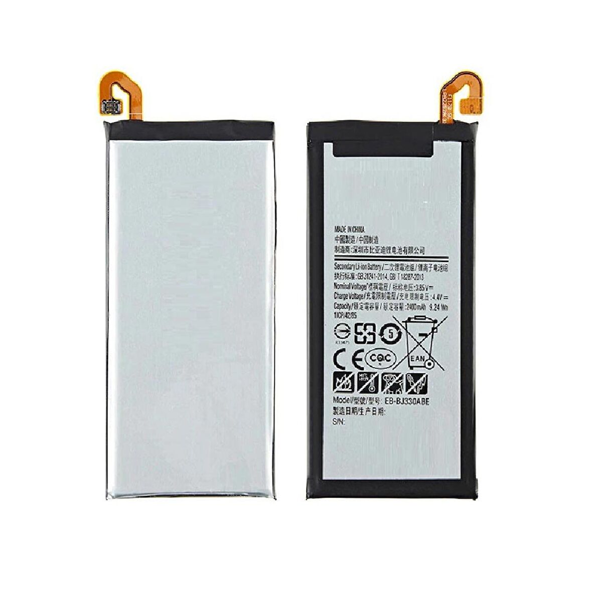  Samsung Galaxy J3 Pro 2016 J3110F ile Uyumlu İthal Pil