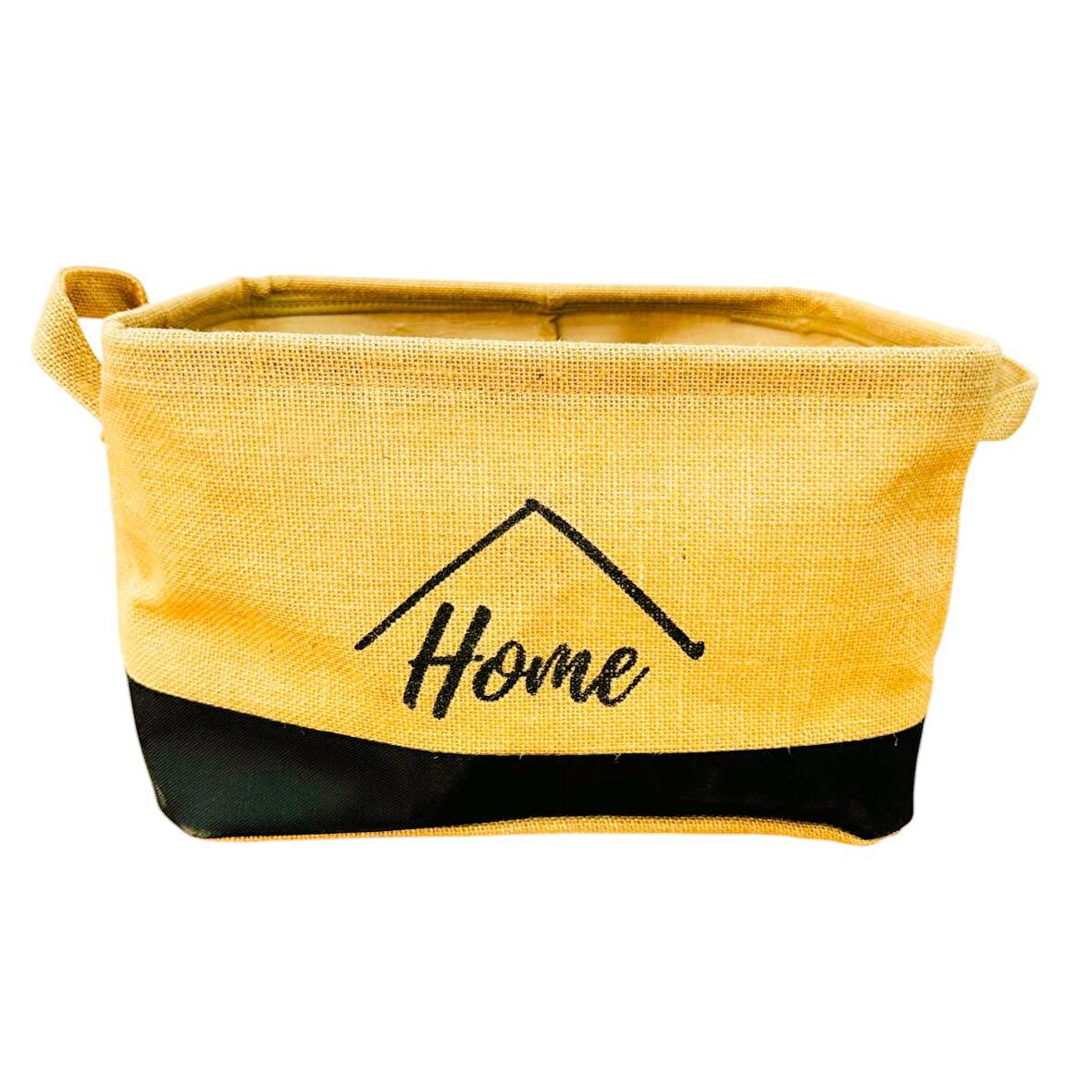 BİTKİ TASARIMI HOME JÜT HASIR EV DÜZENLEYİCİ MUTFAK BANYO SALON SEPETİ KATLANIR SIVI KORUMALI ORTA