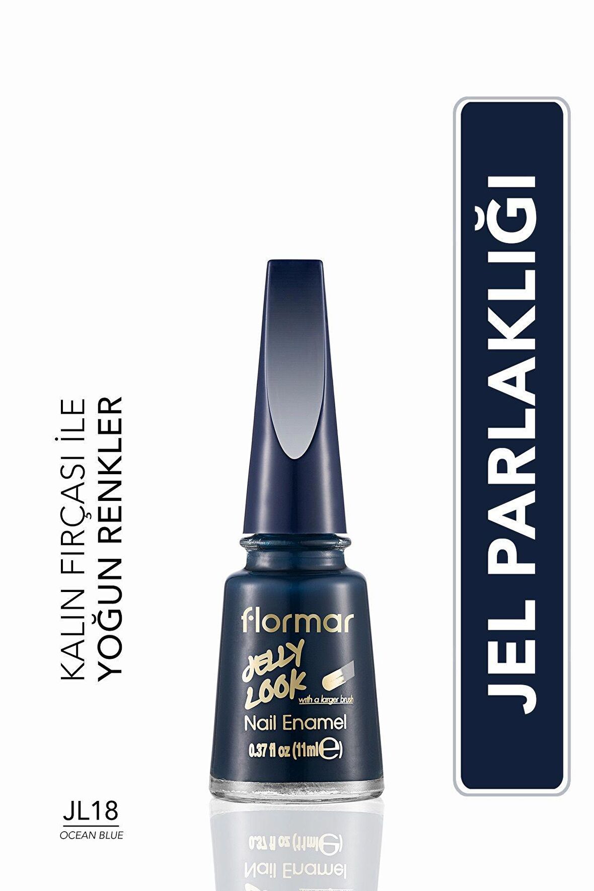 Flormar Oje - Jelly Look Nail Enamel Jl18 Ocean Blue 8690604282128