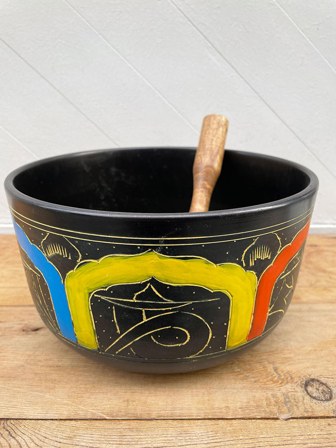 Tibet Meditasyon Ses Çanağı, Meditasyon Çanı, Yoga Çanı, Tibet Çanağı, Singing Bowl (21 cm)