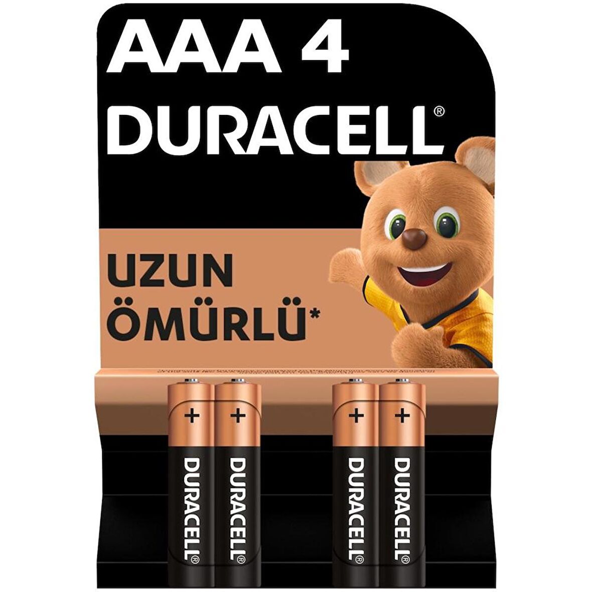 Duracell Alkalin AAA İnce Kalem Pil 4'lü Paket (LR03 / MN2400)