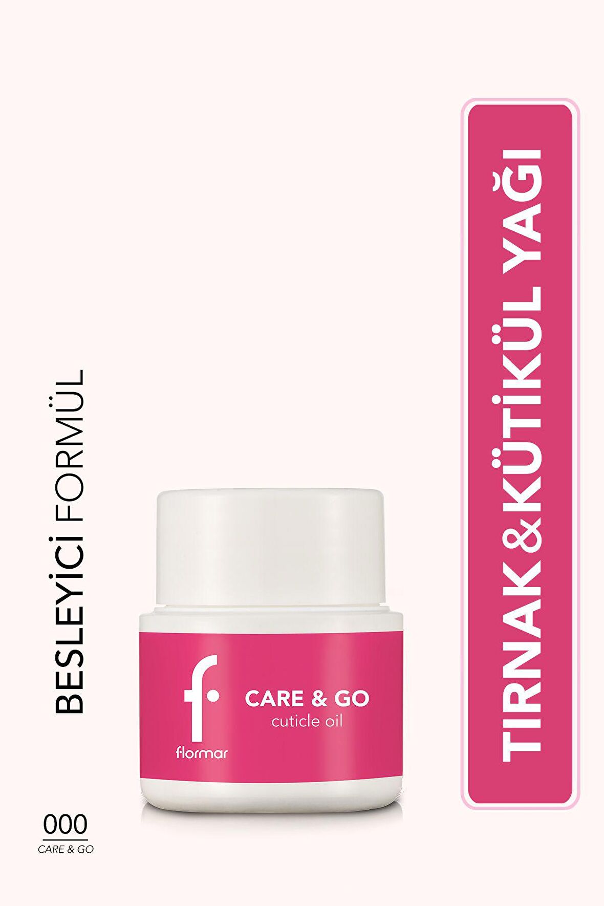 Flormar Pratik Süngerli Tırnak Bakım Yağı - Care & Go Nail Care - 000 - 8682536059497
