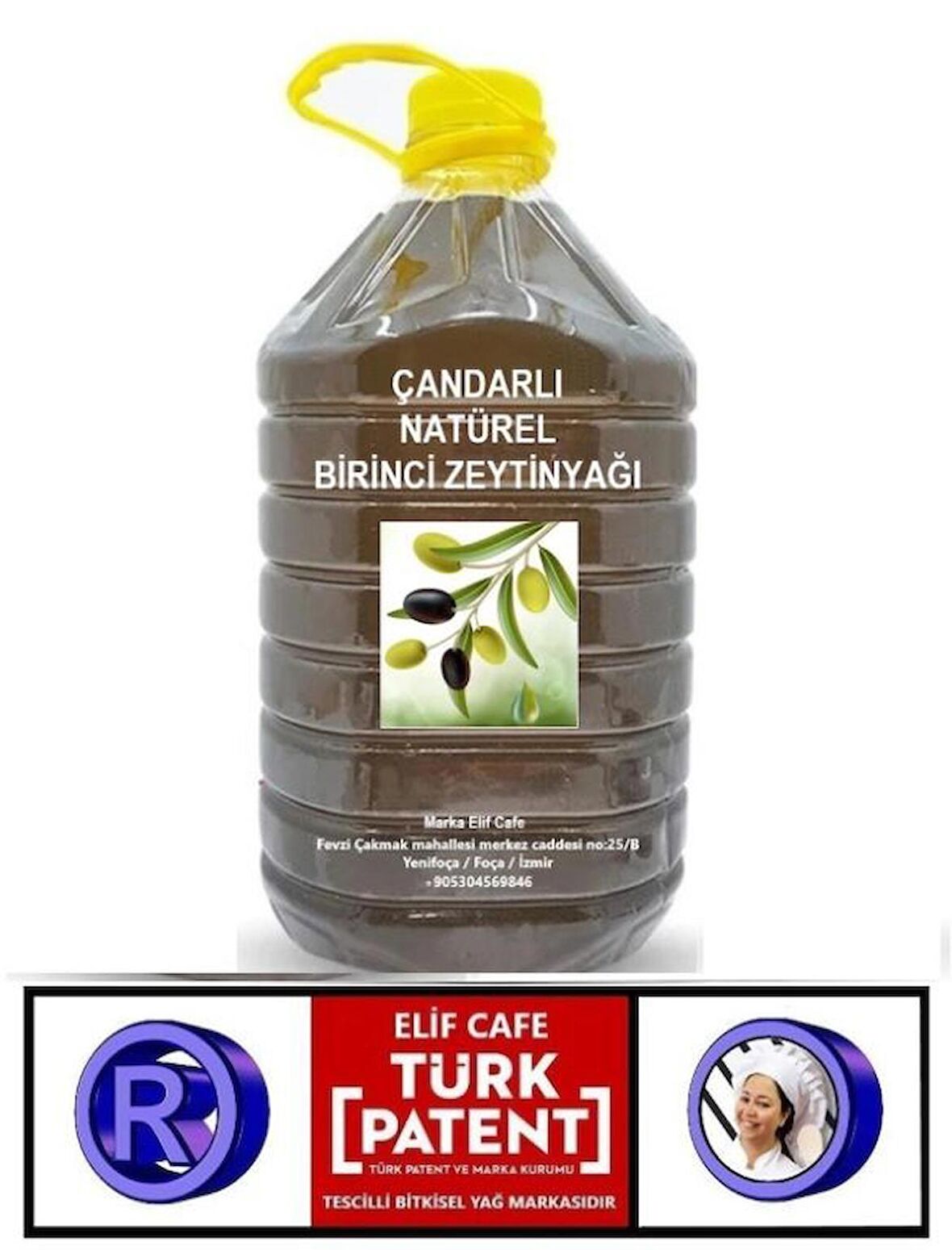 Çandarlı Natural Birinci Zeytinyağı 5 lt Pet Şişe zeytinyağı 5 litre 1 adet