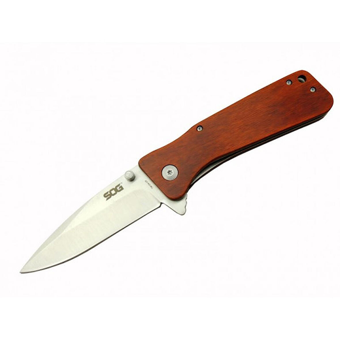 Sog Ahşap Saplı Komple Çelik Çakı TWI24-CP RD-23 CM