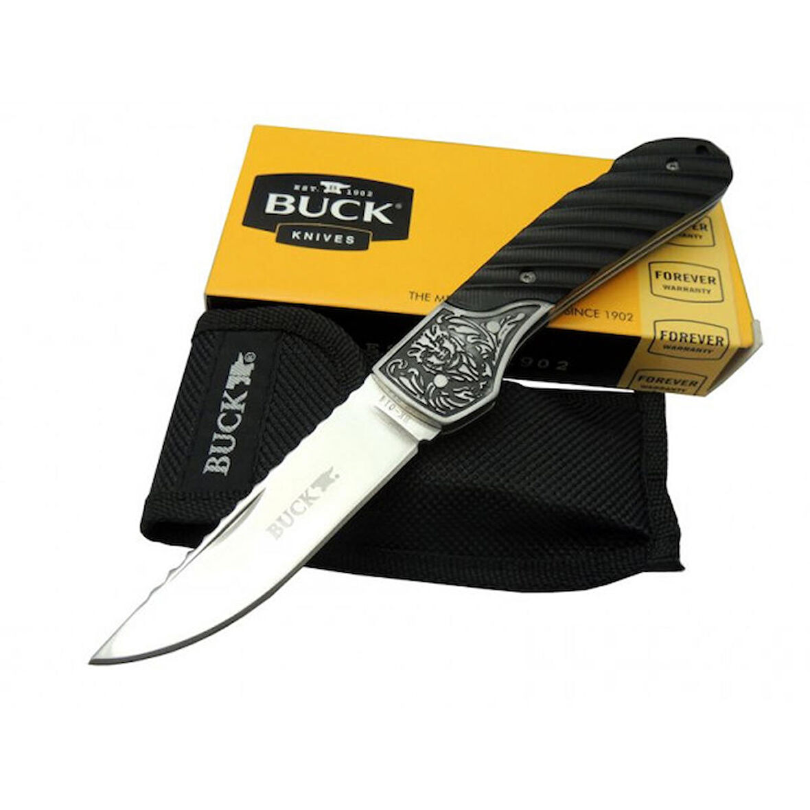 Buck Komple Çelik Desenli Çakı BK-014BK-20 CM