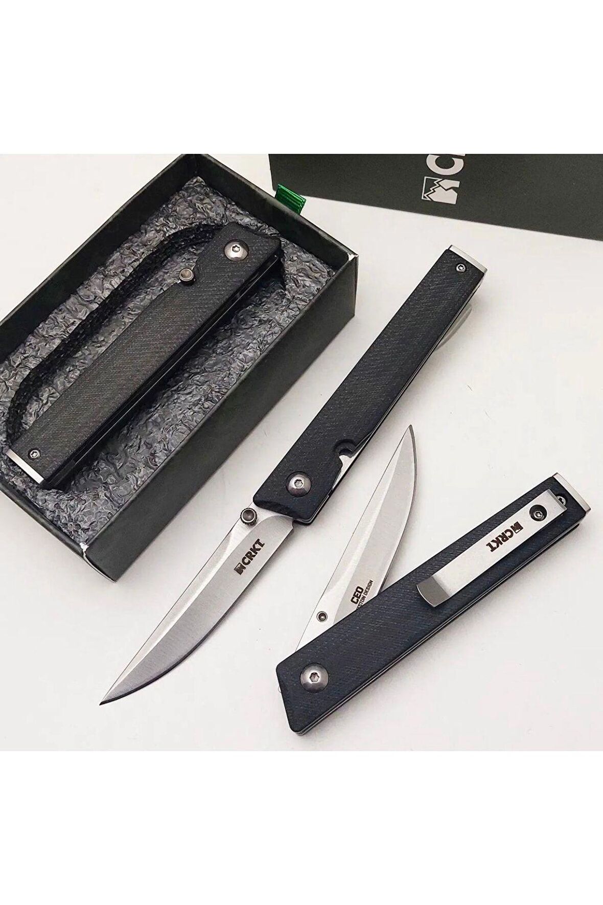 Crkt 18 Cm Paslanmaz Çelik Kaliteli Cep Çakısı