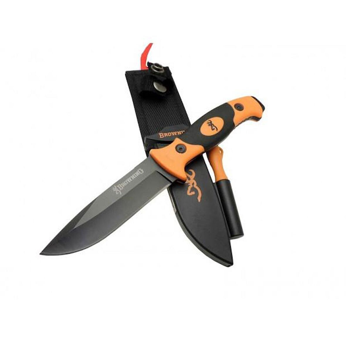 Browning Marka Kılıflı Paslanmaz Avcı Bıçağı AA04 21.5 CM