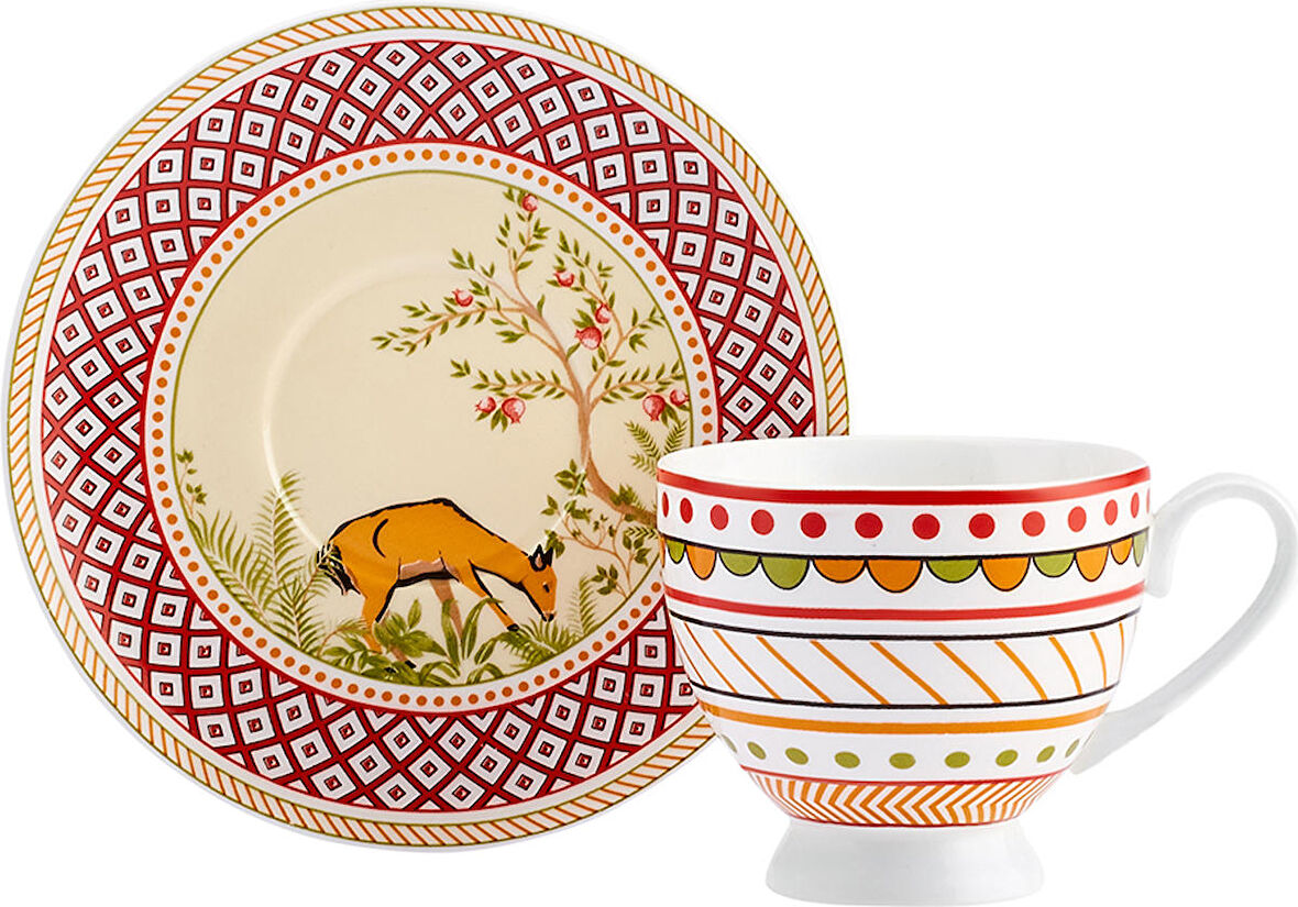 Karaca X Arslantepe Tek Kişilik Kahve Fincan Takımı