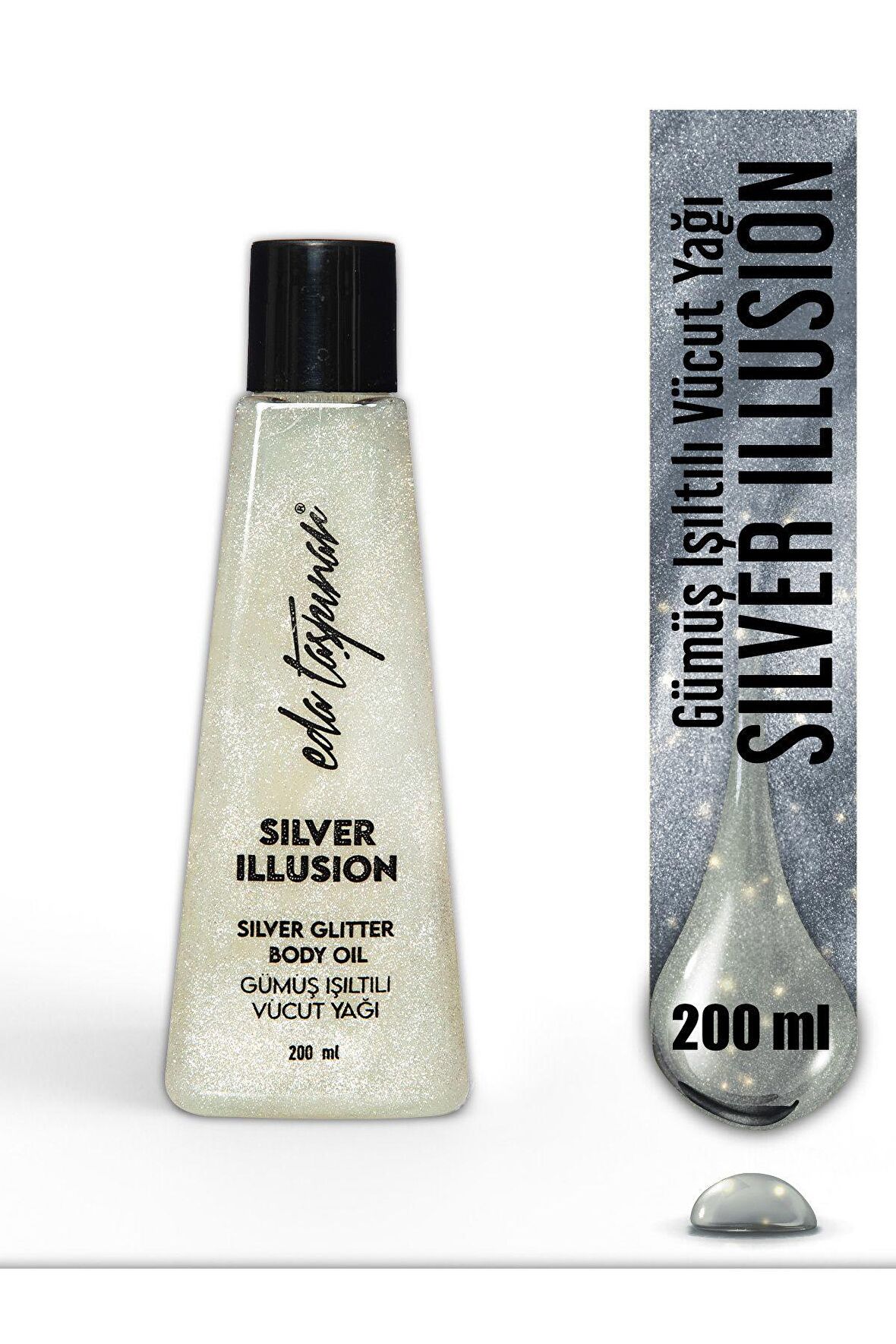 Eda Taşpınar Işıltılı Vücut Yağı Silver Illusion - 200 ML (EGX90)