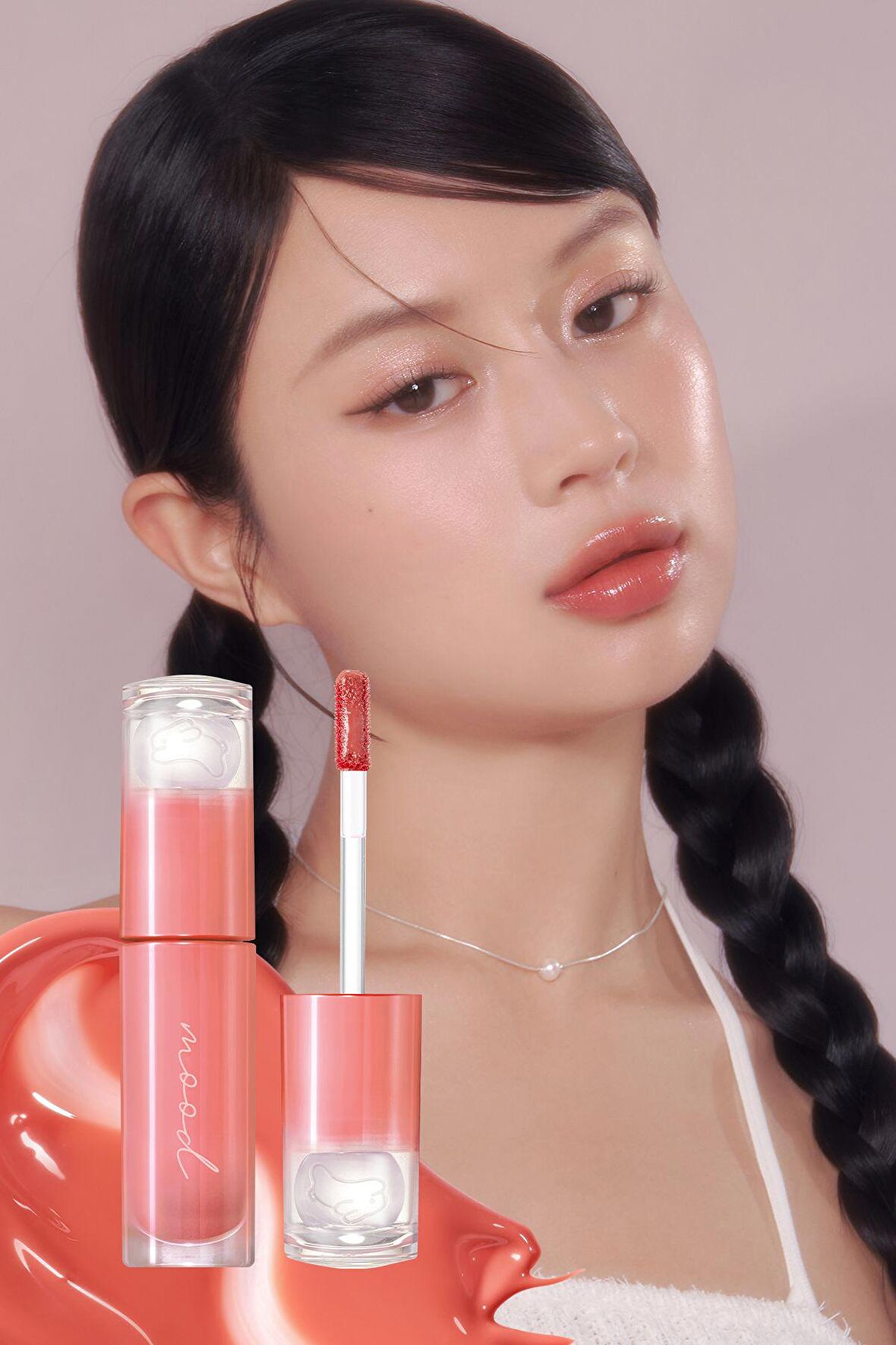 Kalıcı, Parlak Pigmentli Peripera Ink Mood Glowy Tint (#28 Rose Standard) (Tteok Recipe)