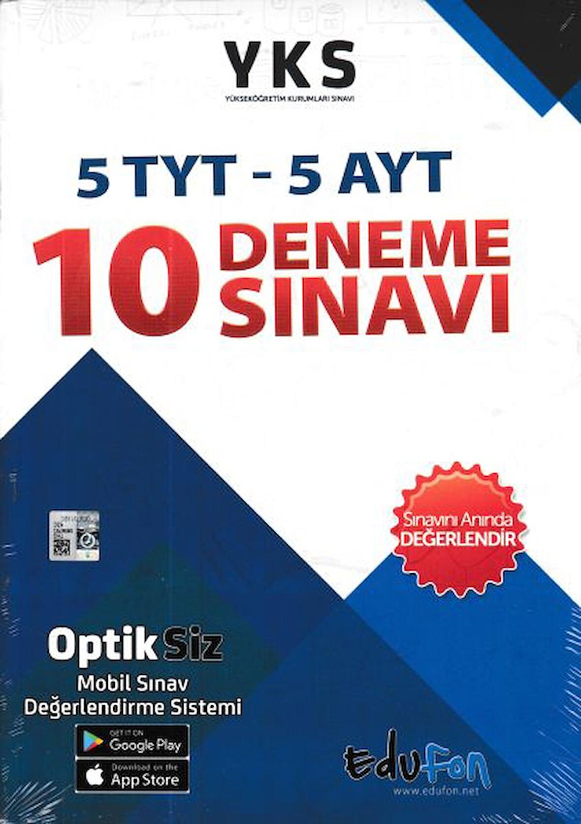 Edufon YKS 10 Deneme Sınavı (5 TYT - 5 AYT)