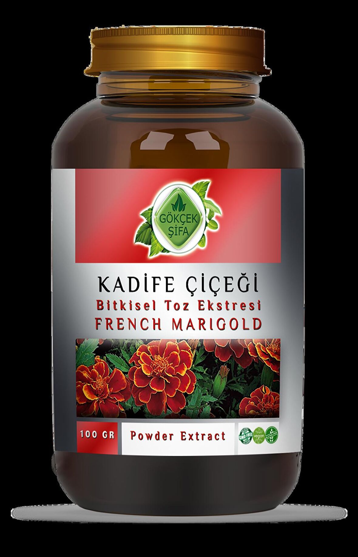 Kadife Çiçeği Toz Ekstresi 100 Gr. Cam Kavanoz